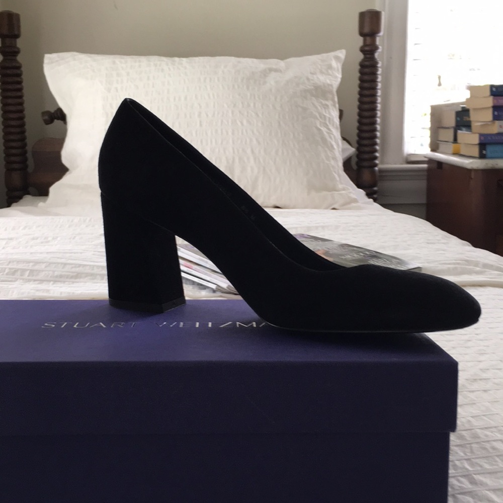 Black Suede Pumps